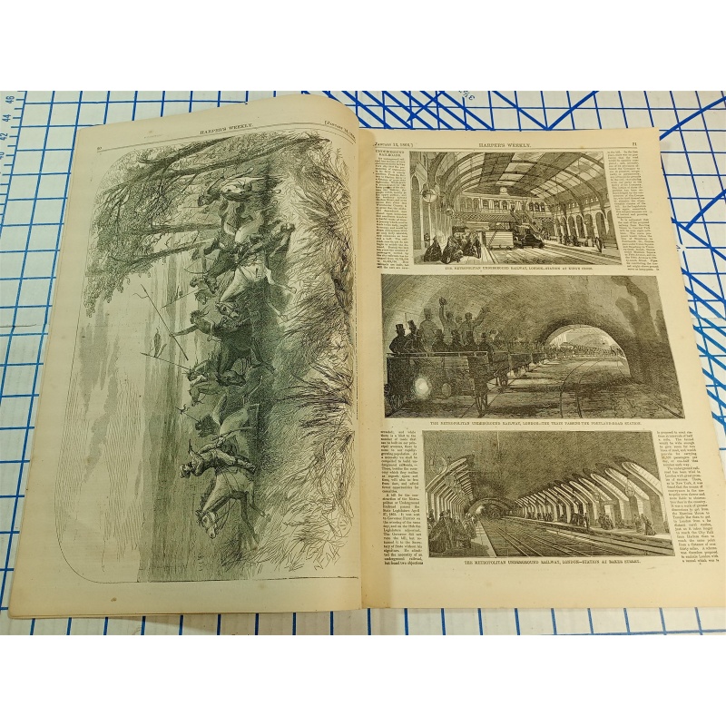 HARPERS WEEKLY JOURNAL OF CIVILIZATION NEW YORK SATURDAY JANUARY 13, 1866