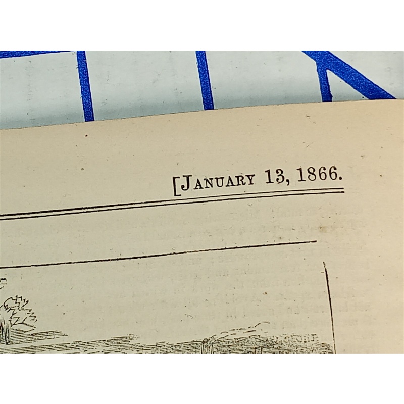 HARPERS WEEKLY JOURNAL OF CIVILIZATION NEW YORK SATURDAY JANUARY 13, 1866