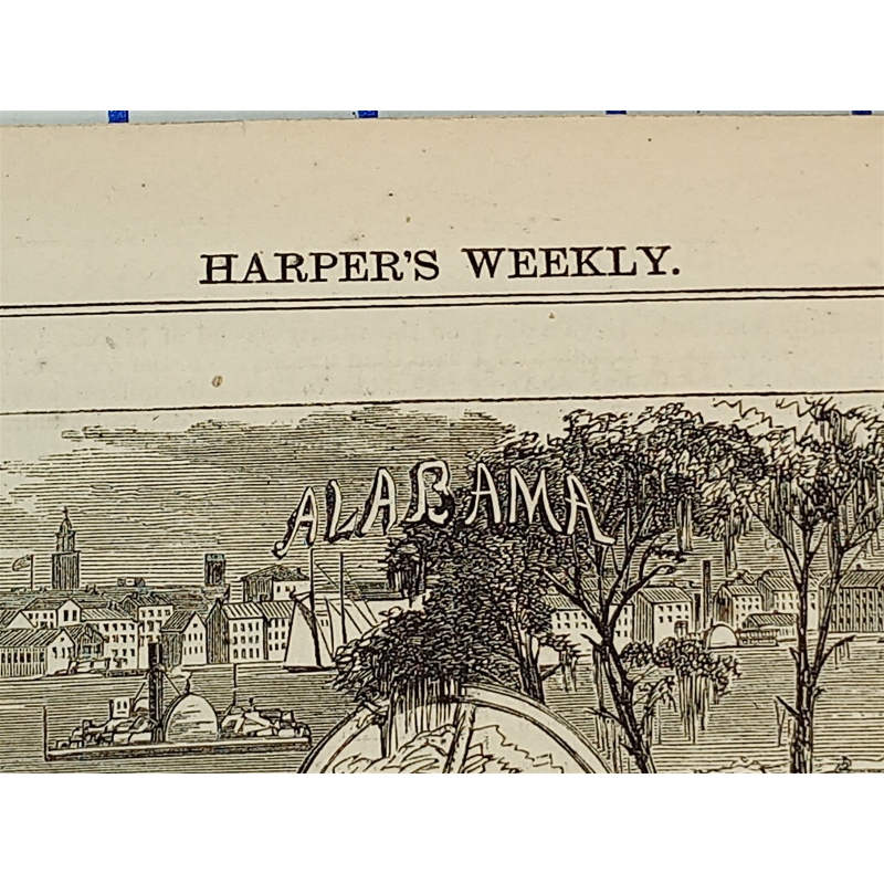 HARPERS WEEKLY JOURNAL OF CIVILIZATION NEW YORK SATURDAY JANUARY 13, 1866