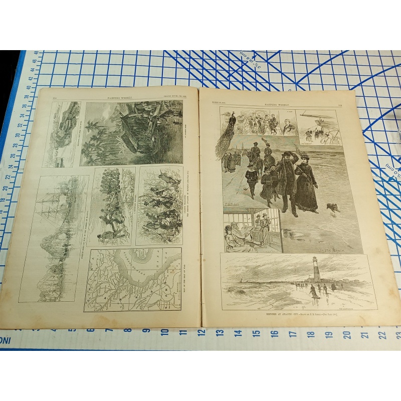 HARPERS WEEKLY JOURNAL OF CIVILIZATION NEW YORK SATURDAY MARCH 22, 1884