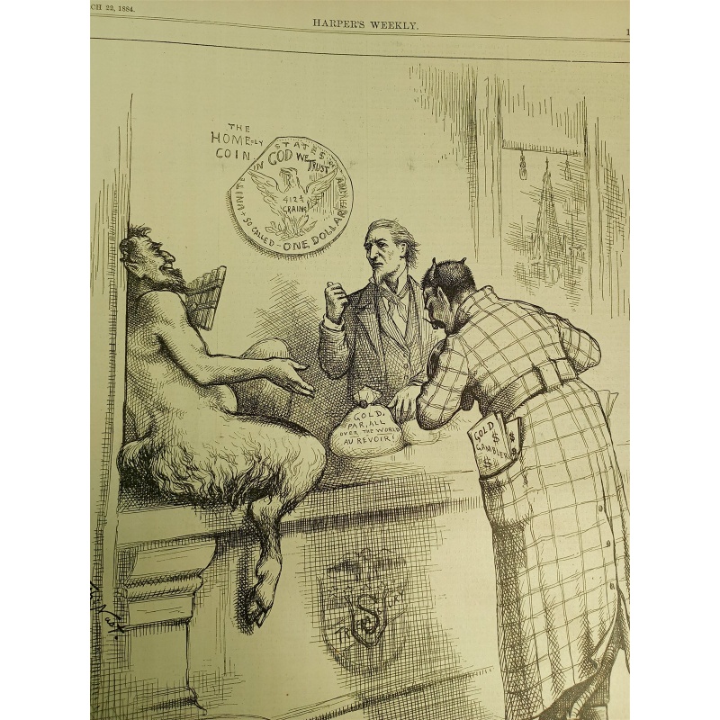 HARPERS WEEKLY JOURNAL OF CIVILIZATION NEW YORK SATURDAY MARCH 22, 1884
