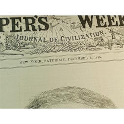 HARPERS WEEKLY JOURNAL OF CIVILIZATION NEW YORK SATURDAY DECEMBER 5, 1885