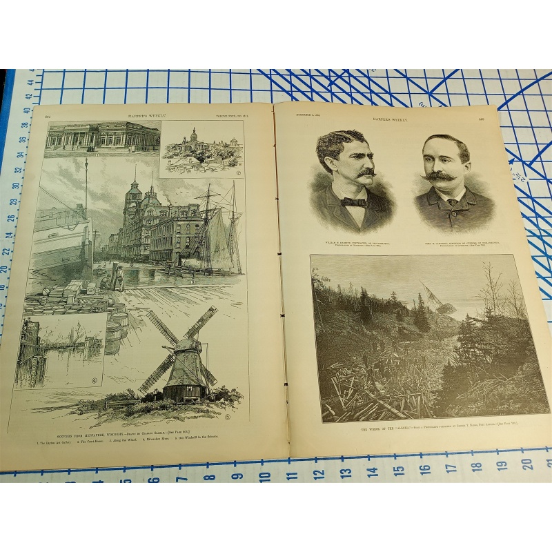 HARPERS WEEKLY JOURNAL OF CIVILIZATION NEW YORK SATURDAY DECEMBER 5, 1885