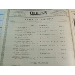 COLUMBIA APRIL 1931 EASTER