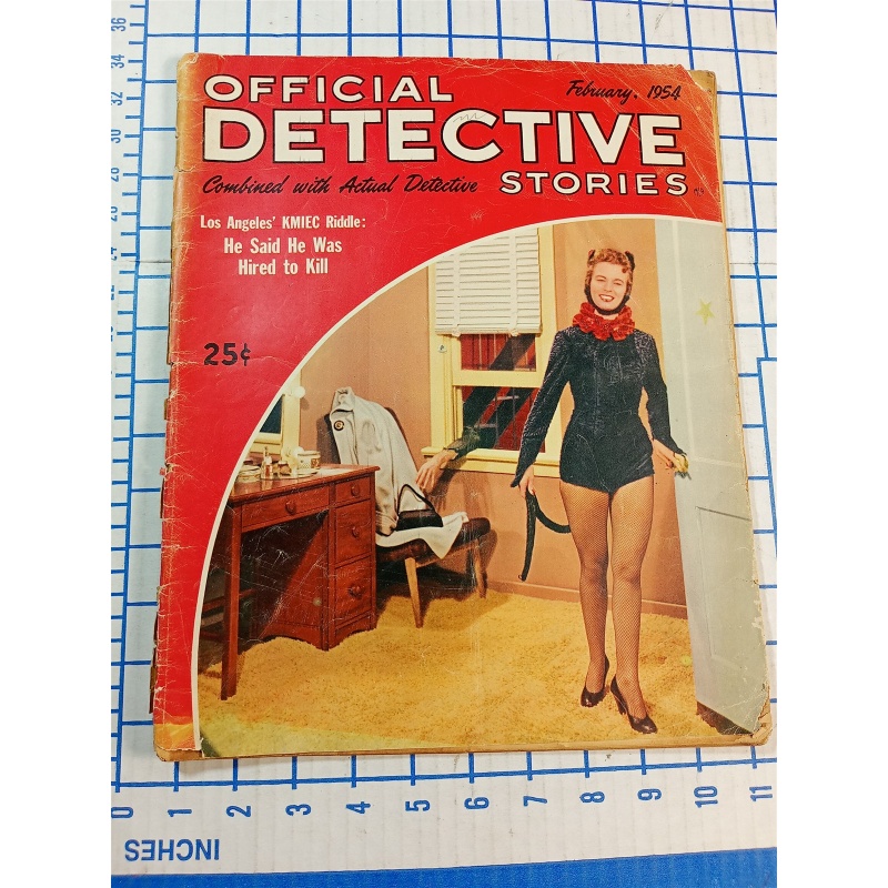 OFFICIAL DETECTIVE STORIES FEBUARY 1954