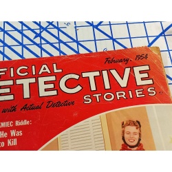 OFFICIAL DETECTIVE STORIES FEBUARY 1954