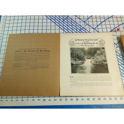 America Her Grandeur & Her Beauty White Mountains New Hampshire booklet #11