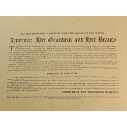 America Her Grandeur & Her Beauty White Mountains New Hampshire booklet #11