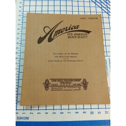 America Her Grandeur & Her Beauty Blue Grass Region Kentucky booklet #12