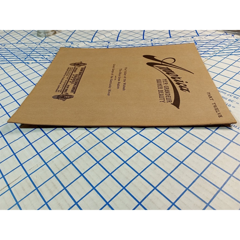 America Her Grandeur & Her Beauty Blue Grass Region Kentucky booklet #12