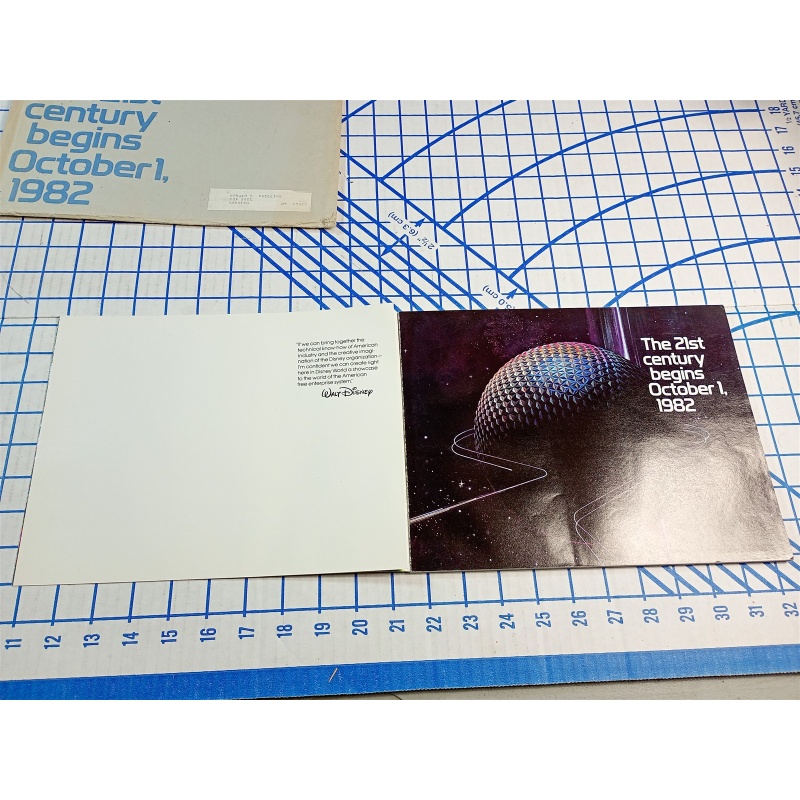 Walt Disney World Epcot Center: The 21st Century Begins October 1