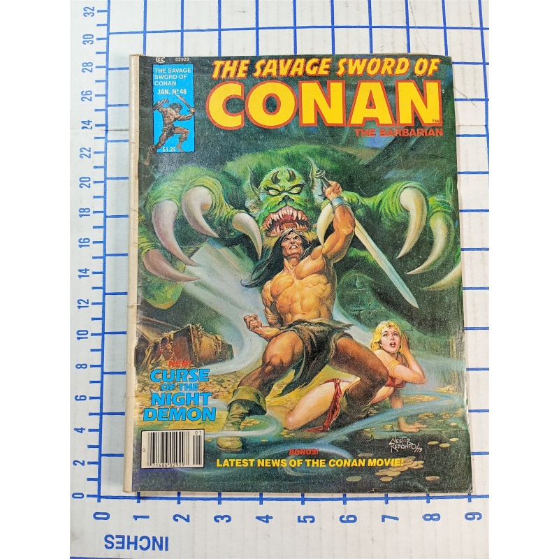 The Savage Sword Of Conan Comic, January 1980, #48