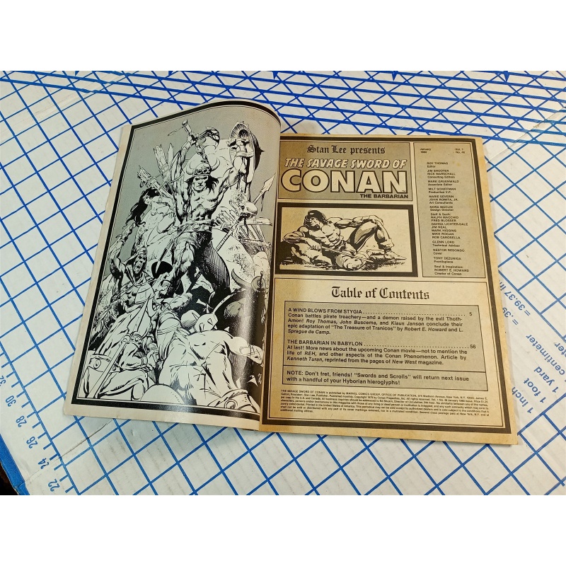 The Savage Sword Of Conan Comic, January 1980, #48