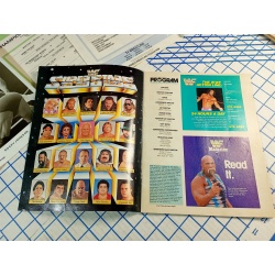 WWF WWE Program Volume 140 Hulk Hogan Superstar Tonga Kid Bob Orton Savage Snake
