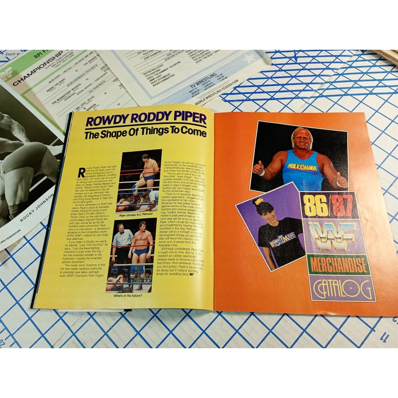 WWF WWE Program Volume 140 Hulk Hogan Superstar Tonga Kid Bob Orton Savage Snake