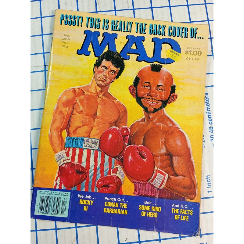 VTG Mad Magazine December 1982 No. 235 Conan The Barbarian