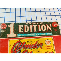 Wonder Woman DC Comics Famous 1st Edition Limited Collectors Blue Ribbon Series