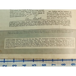 Wonder Woman DC Comics Famous 1st Edition Limited Collectors Blue Ribbon Series