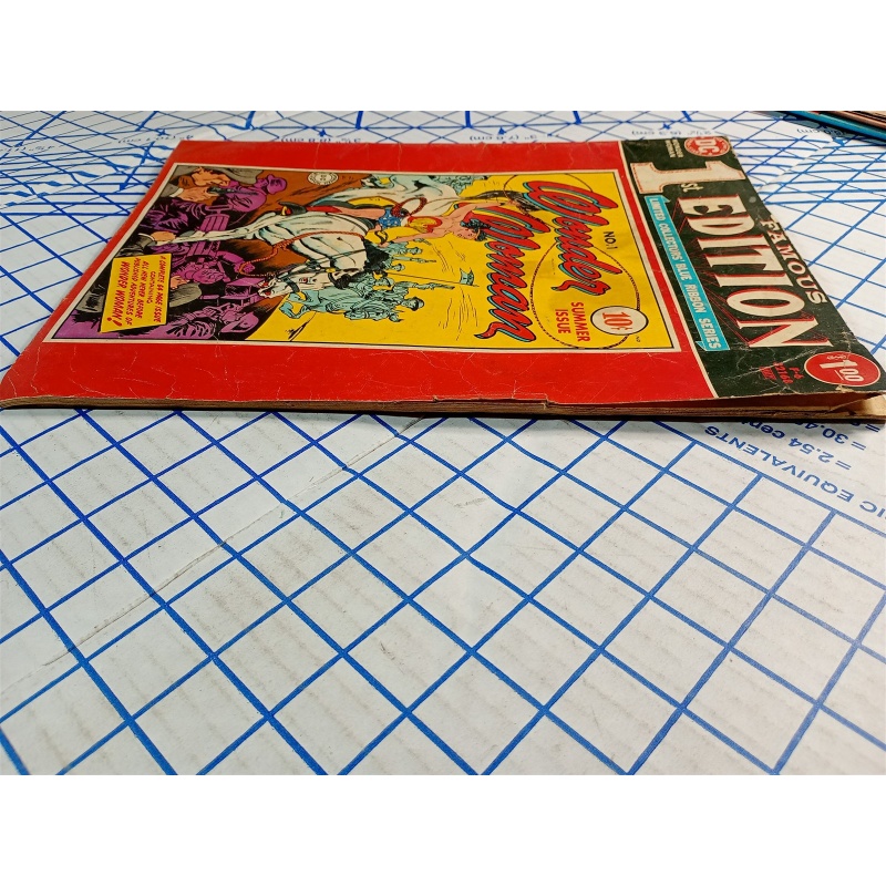 Wonder Woman DC Comics Famous 1st Edition Limited Collectors Blue Ribbon Series