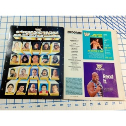 WWF Program VOLUME 142 Sika Tito Santana Jake The Snake Roberts