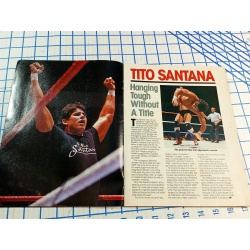 WWF Program VOLUME 142 Sika Tito Santana Jake The Snake Roberts