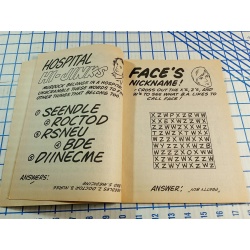 The A-Team Activity Book Mr. T Vintage 1983 Puzzles Classic TV Unused