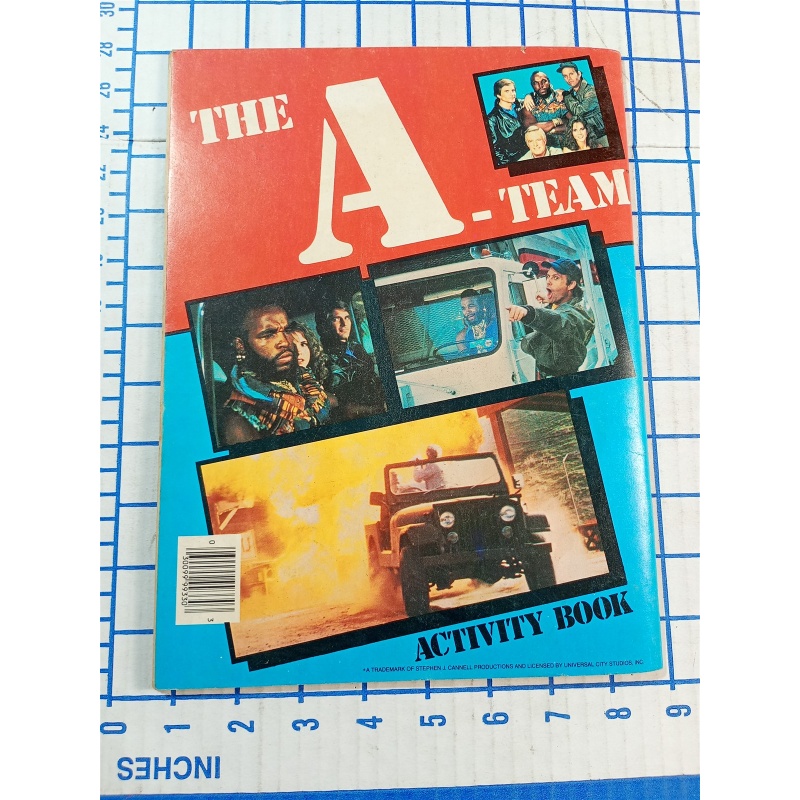 The A-Team Activity Book Mr. T Vintage 1983 Puzzles Classic TV Unused
