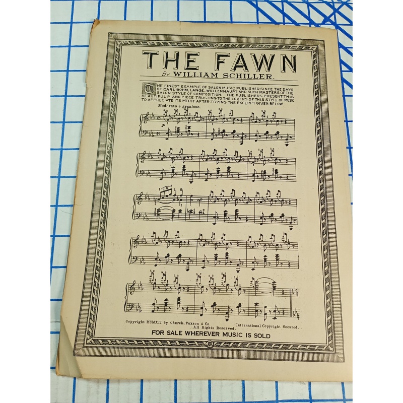 Ah! Sweet Mystery Of Life Herbert Young Sheet Music 1910 Naughty Marietta