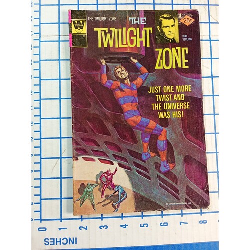 The Twilight Zone No. 68 Vintage Comic Book 1976 Whitman Rod Serling Sci-Fi