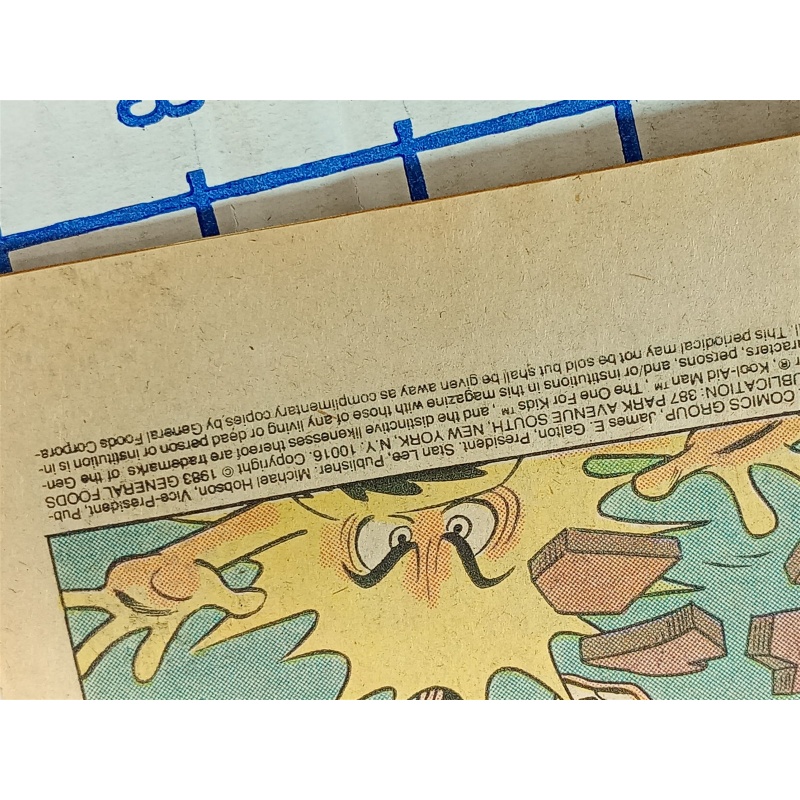 MARVEL COMICS GROUP THE ADVENTURES OF KOOL AID MAN