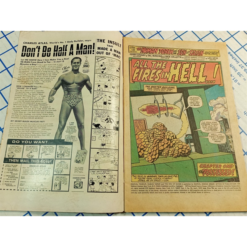 Marvel Team-Up #32 Apr 1975 Human Torch Son of Satan