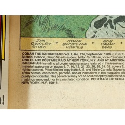 Conan the Barbarian #174 (Marvel Comics September 1985)