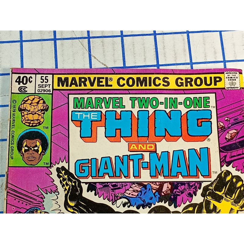 THE THING AND GIANT MAN #55 1979 MARVEL COMICS