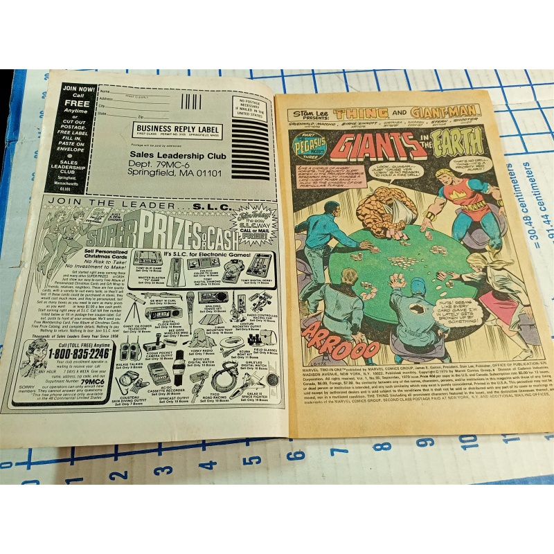 THE THING AND GIANT MAN #55 1979 MARVEL COMICS