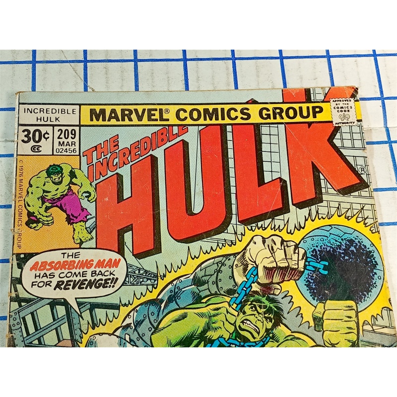 The Incredible Hulk #209 (Marvel Comics March 1977)