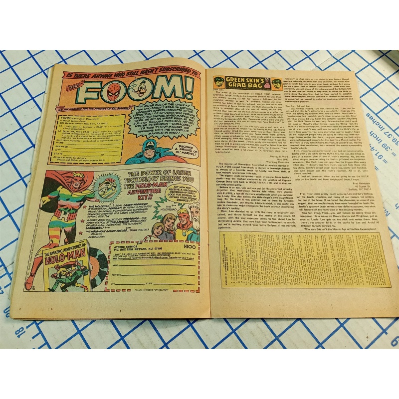 The Incredible Hulk #209 (Marvel Comics March 1977)