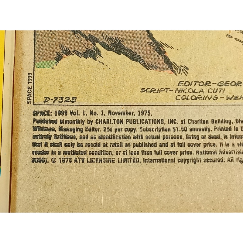 CHARLTON COMICS NO. 1 NOV. ALL NEW SPACE : 1999