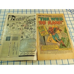 MARVEL 6 , 68 BIG PAGES GIANT -SIZE SPIDER-MAN , HUMAN TORCH