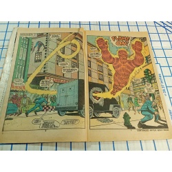 MARVEL 6 , 68 BIG PAGES GIANT -SIZE SPIDER-MAN , HUMAN TORCH