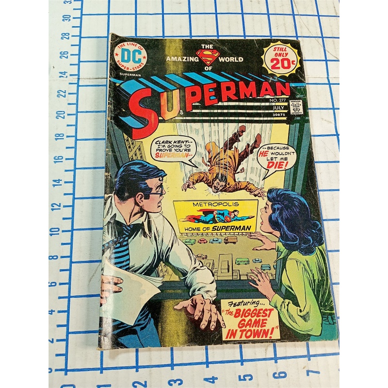 The Amazing World of Superman #277 1974 DC Comic Book