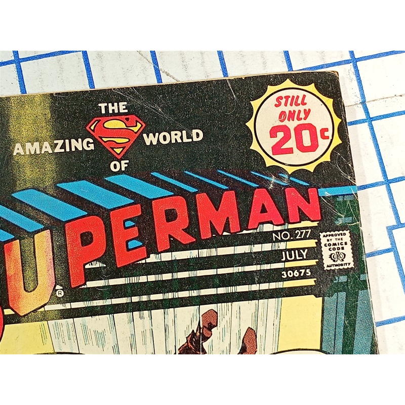The Amazing World of Superman #277 1974 DC Comic Book