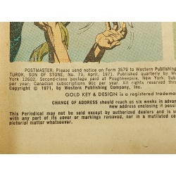 Turok Son of Stone Comic Book (Gold Key April 1971) - 10030-104