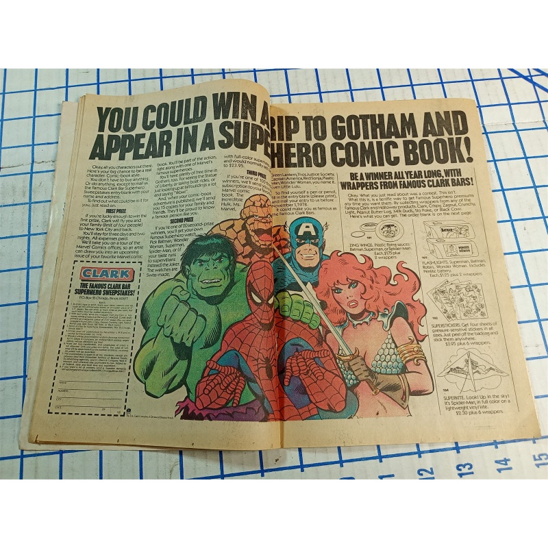 Marvel Two-In-One #42 The Thing & Captain America, Cosmic Cube Aug. 1978 