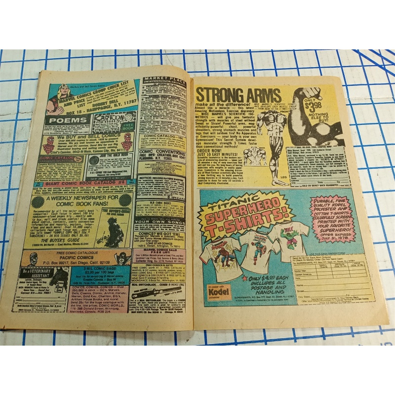 Marvel Two-In-One #42 The Thing & Captain America, Cosmic Cube Aug. 1978 