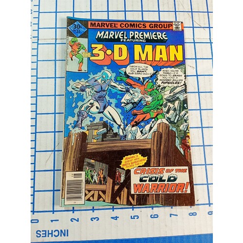 Marvel Premiere featuring The 3-D Man #37 (1977) Comic Book Marvel Comics