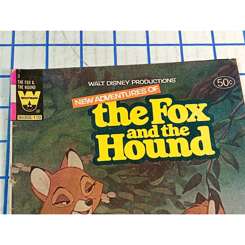 1981 The Fox and the Hound Issue #2 Whitman - Comic Book 