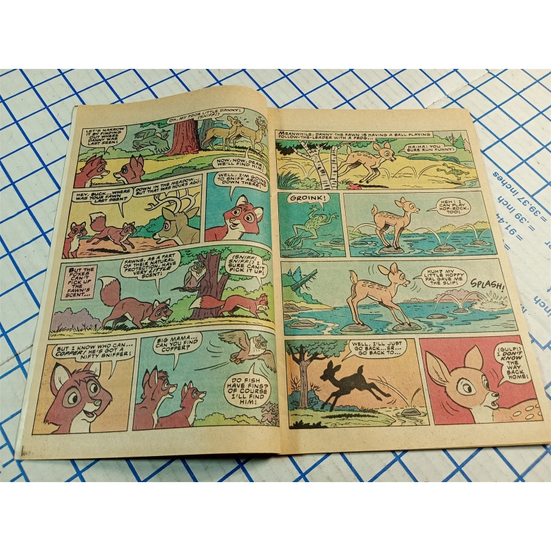 1981 The Fox and the Hound Issue #2 Whitman - Comic Book 