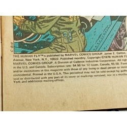 Marvel Comics The Human Fly #12, AUG 1978 