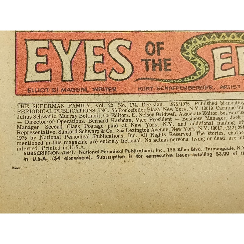 THE SUPERMAN FAMILY # 174 - DC COMICS - JANUARY 1976