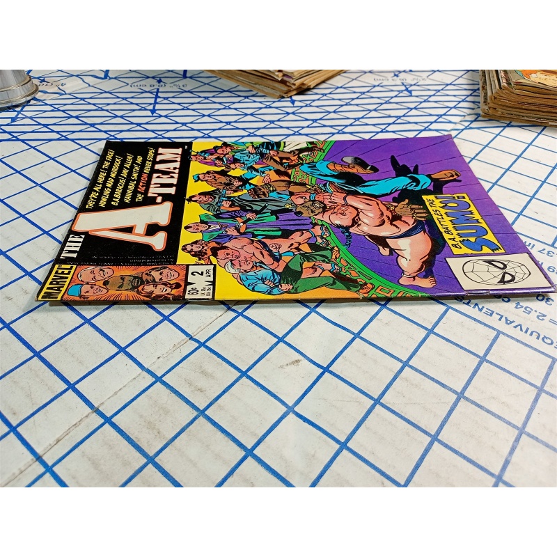 The A-Team #2 Marvel Comic Books April 1984 B.A. Battles The Sumo!